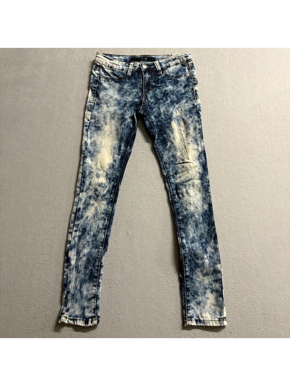 Joe's Jeans Girls Size 12 Acid Wash Blue Denim Skinny Jeans Stretch